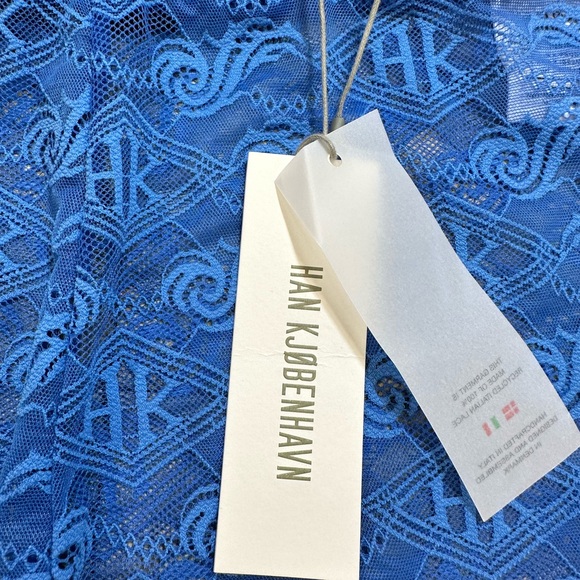 $290 Han Kjobenhavn Women's Blue See Through Bike Shorts Size M - Picture 8 of 8